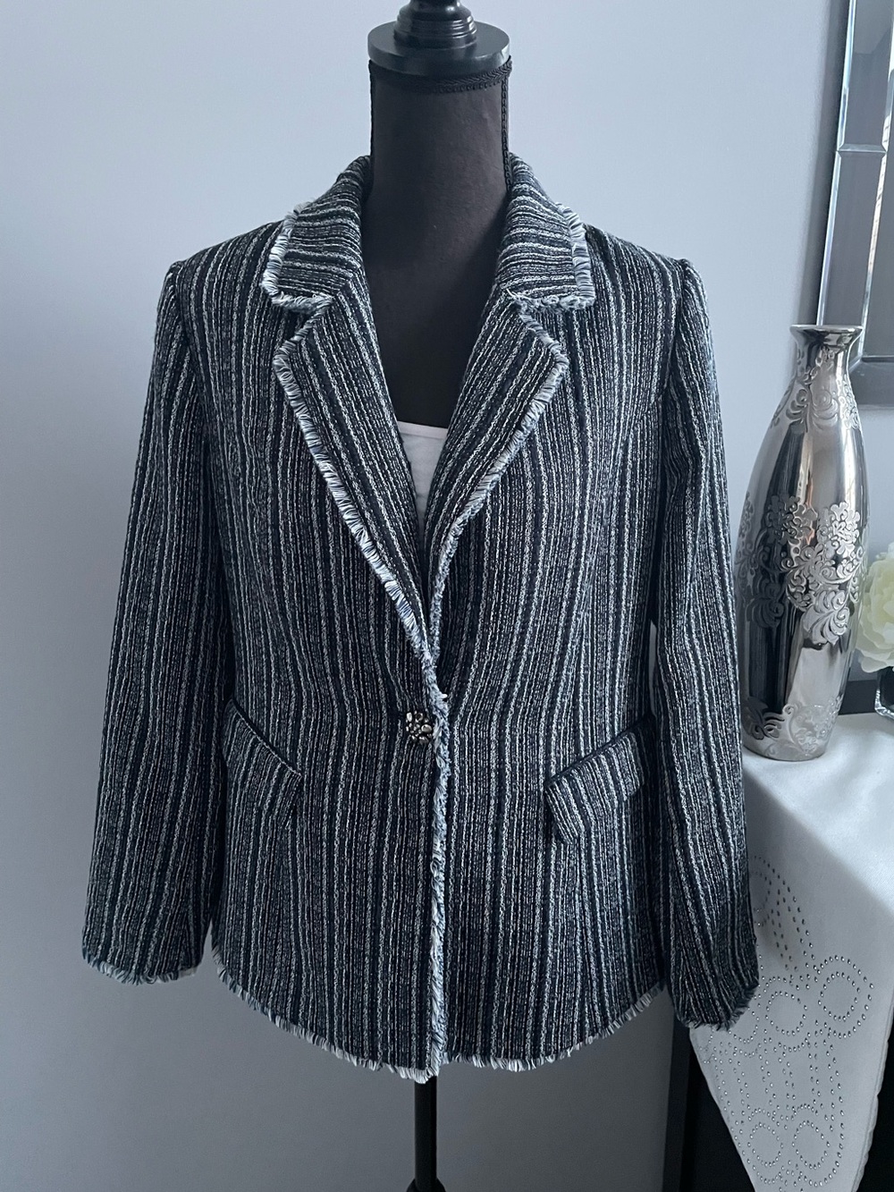 Chicos Tweed Blazer
